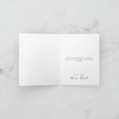 Carte De Remerciements Mariage Fleur sauvage dynamique (Intérieur)