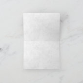 Carte De Remerciements Mariage floral bleu et jaune (Intérieur)