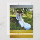 Carte de remerciements Mariage forestier enchanté (Devant)