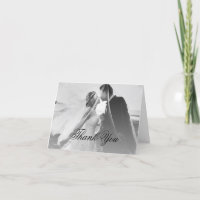 Mariage gothique classique noir photo pliée