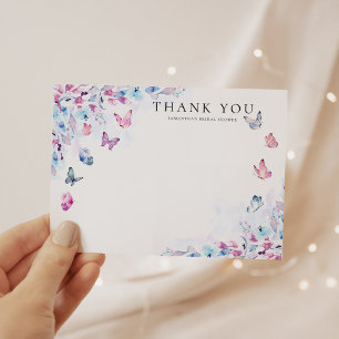 Carte De Remerciements Mariage He Gives Me Butterflies Baby Shower
