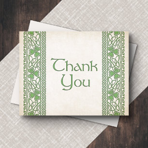 Carte De Remerciements Mariage irlandais de St. Patrick