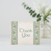 Carte De Remerciements Mariage irlandais de St. Patrick (Debout devant)