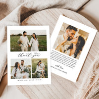 Mariage moderne avec script de collage de 3 photos