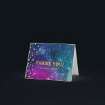 Carte De Remerciements Mariage moderne Peacock Blue Gold<br><div class="desc">Carte de remerciements. Conception moderne de couleur bleu paon et or pour votre suite mariage,  faire-part de mariage. Des couleurs paons branchées aux accents de points dorés pour le couple moderne. Customisez avec vos informations et votre message et les noms des couples. Excellent design de TLS Designs.</div>