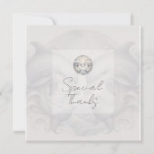 Carte De Remerciements Mariage moderne Whimsy Dolphin (Devant)