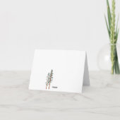 Carte de remerciements Mariage Mountain View (Dos)