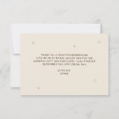 Carte De Remerciements Mariage Noël Dessiné à la Main (Dos)