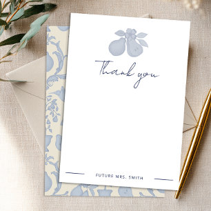 Carte De Remerciements Mariage Parfait avec des Poires Note de remercie