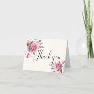 Carte De Remerciements Mariage Pastel Glacé Shower