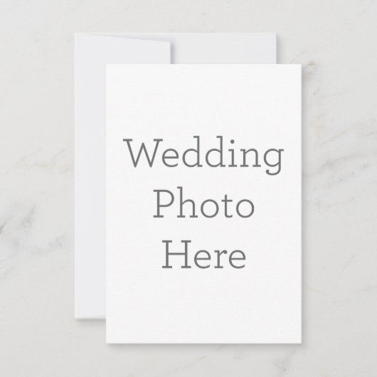 Carte de remerciements simple 8.9 cm x 12.7 cm (Devant)