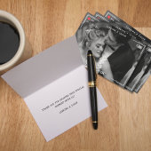 Carte De Remerciements Mariage photo de caméra vidéo