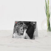 Carte De Remerciements Mariage photo de caméra vidéo (Devant)