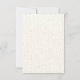 Carte de remerciements Mariage plat papier Ecru Fe