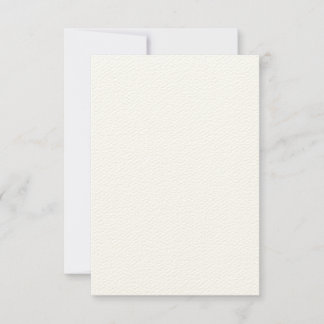 Carte de remerciements Mariage plat papier Ecru Fe