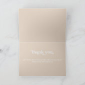 Carte De Remerciements Mariage rétro disco groovy Shower (Intérieur)