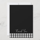 Carte De Remerciements Mariage rustique sur mesure (Dos)