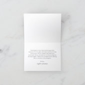 Carte De Remerciements Mariage Simple Corail Vibrant Moderne (Intérieur)