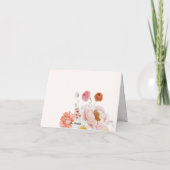 Carte De Remerciements Mariage sous le thème de la glace prise (Dos)