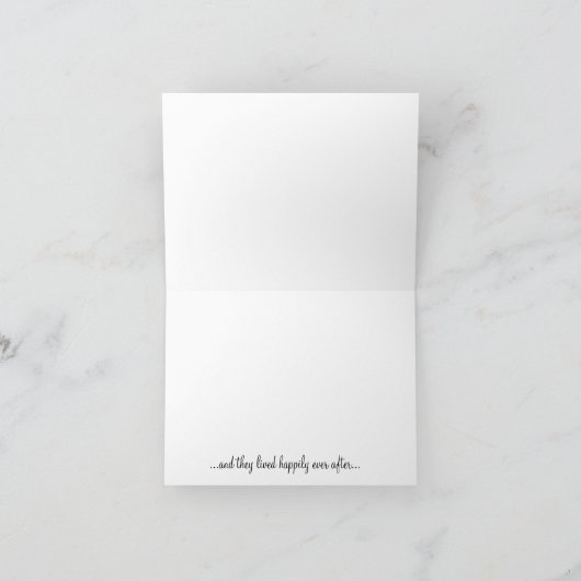 Carte de remerciements Mariage Sparkler (Intérieur)