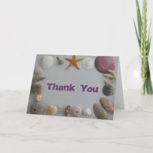 Carte De Remerciements Mariage sur la Plage / Remerciements