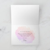 Carte De Remerciements Mariage Typographie Moderne de Style Calligraphié (Intérieur)