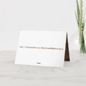 Carte De Remerciements Mariage Western Country Cow-boy Rustique (Dos)