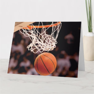 Carte De Remerciements Marquage au basket