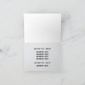 Carte De Remerciements Marque de mode. Boutique (Intérieur)