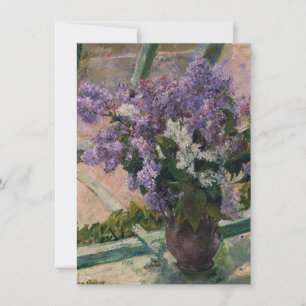 Carte De Remerciements Mary Cassatt - lilas dans une fenêtre