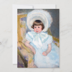 Carte De Remerciements Mary Cassatt - Portrait de Louise-Aurore Villeboeu