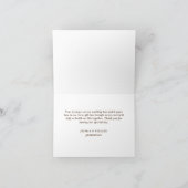 Carte De Remerciements Mason de l'haleine pour bébé Jar Aquarelle rustiqu (Intérieur)