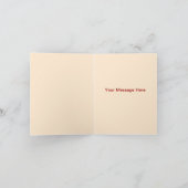 Carte de remerciements Mason Jars aux fleurs rouge (Intérieur)