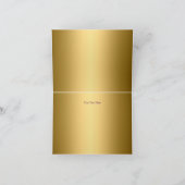 Carte De Remerciements Masque de masques bleu et or violet (Intérieur)