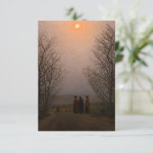 Carte De Remerciements Matin de Pâques par Caspar David Friedrich (Debout devant)