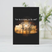 Carte De Remerciements Matthieu 28:6 (Debout devant)