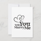 Carte De Remerciements Me marierez-vous - Drôle Mariage Proposition (Devant)