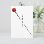 Carte De Remerciements Me pousserez-vous ? (Debout devant)