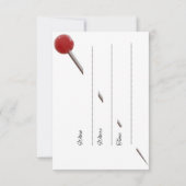 Carte De Remerciements Me pousserez-vous ? (Dos)