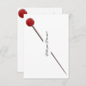 Carte De Remerciements Me pousserez-vous ? (Devant / Derrière)