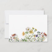 Carte De Remerciements Meadows fleurs adultes fleuris Anniversaire (Dos)