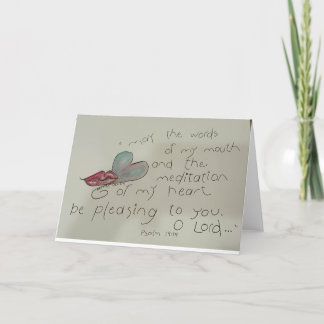 Carte De Remerciements Médiations de mon coeur