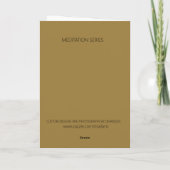 CARTE DE REMERCIEMENTS MÉDITATION #3 (Dos)