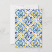 Carte De Remerciements Mediterranean Lemon Main Squeeze Fête de Mariage (Dos)