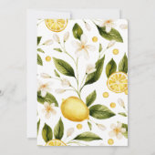 Carte de remerciements méditerranéenne moderne au (Dos)