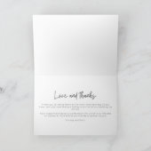 Carte De Remerciements Meilleur jour Chaque Mariage photo (Intérieur)