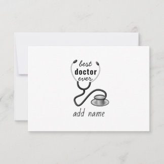 Carte De Remerciements Meilleur Médecin de Tous les Temps Remerciement Mé