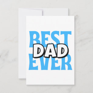 Carte De Remerciements Meilleur papa jamais