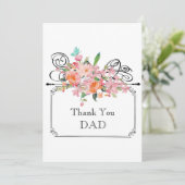 Carte De Remerciements Meilleur papa jamais (Debout devant)