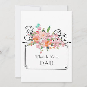 Carte De Remerciements Meilleur papa jamais